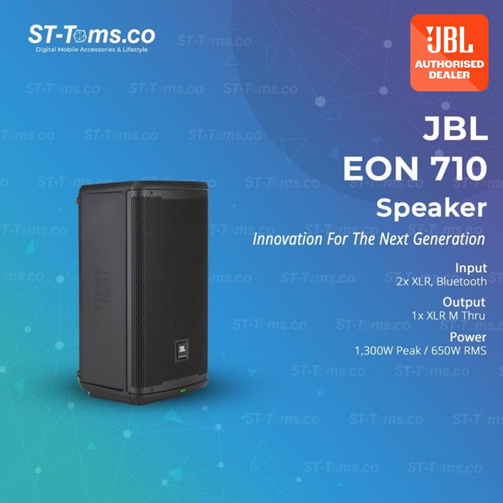 JBL EON710 EON 710 Powered PA Active Speaker 10" with Bluetooth