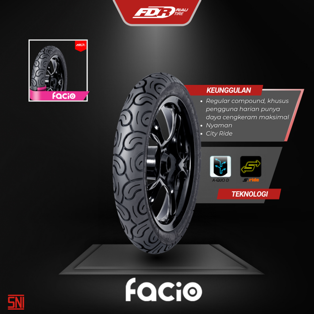 FDR TIRE FACIO R14 TUBELESS