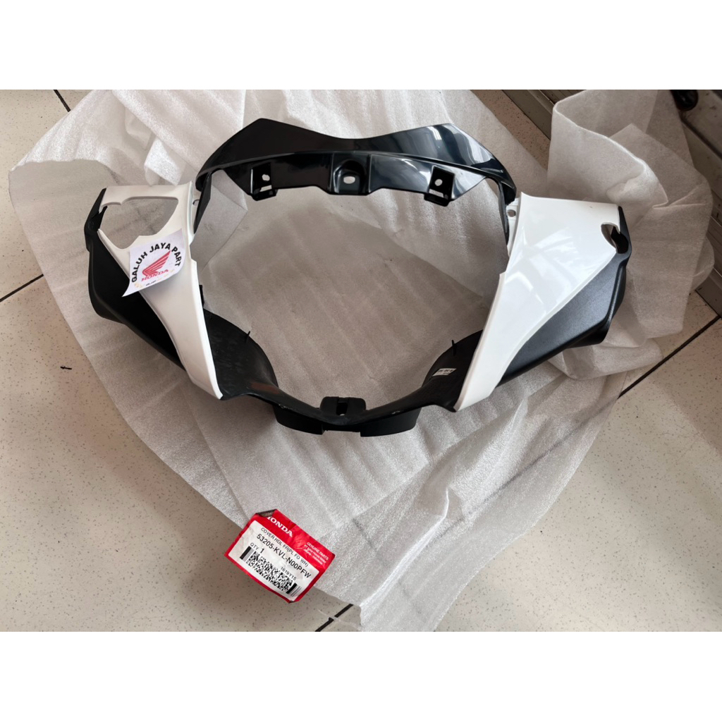 COVER LAMPU DEPAN PUTIH ATAU VISOR SUPRA X 125 BATMAN ORI AHM 53205-KVL-N00PFW / 53204-KVL-N00FMB