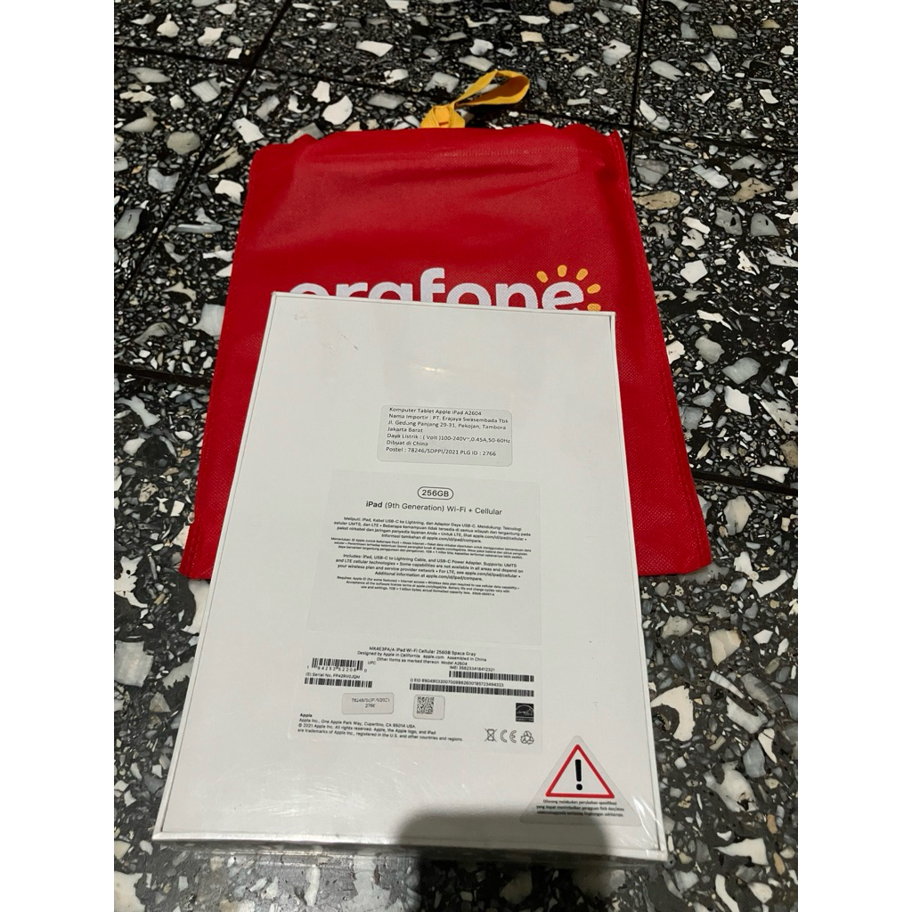 New Apple Ipad Gen 9 256 gb wifi + cell