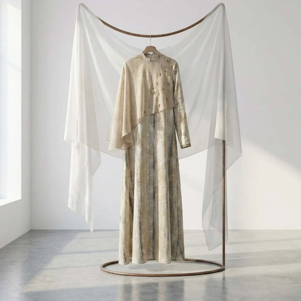Shafira -  Evelisse Dress I Gamis Panjang I Abaya Muslim Wanita