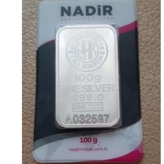 silver nadir  asli turki 100% 100gram