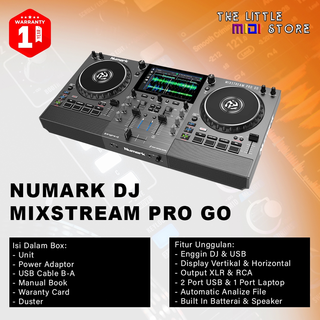 PROMO Numark Mixstream Pro Go Mixstream PROGO Standalone