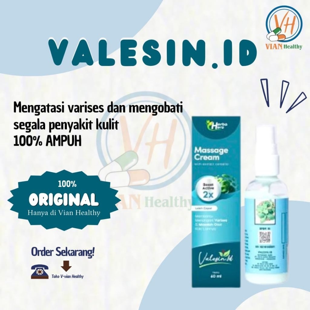 Valesin.id Valesin Cream Gel Terbaik Untuk Hilangkan Varises Kurap Padas Panu Pada Kaki Ampuh
