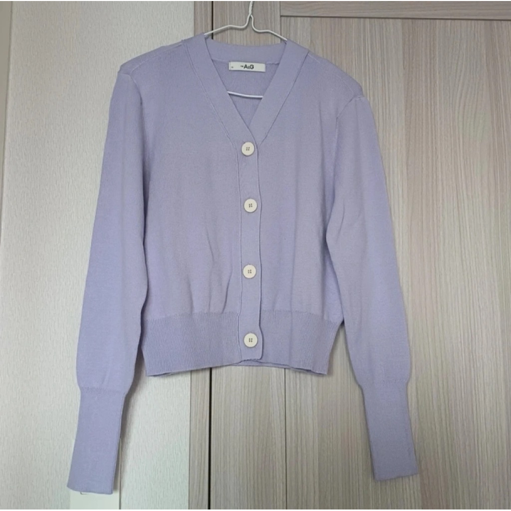 Sweater Cardigan Knit Vneck by AtG