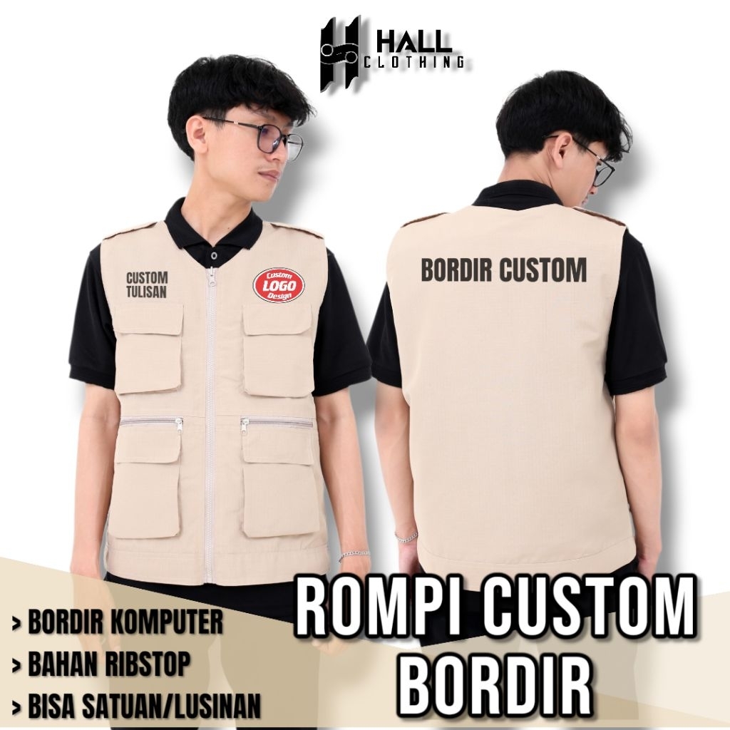 ROMPI BORDIR CUSTOM - BISA SATUAN/LUSINAN