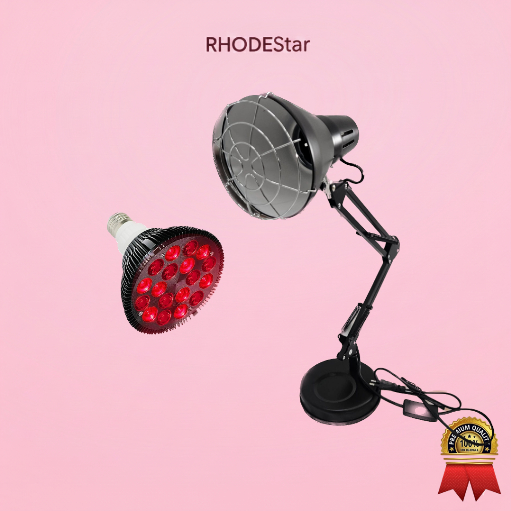 PAKET SIAP PAKAI  Stan Lampu & Alat Fisioterapi Lampu Terapi Infrared LED 54 Watt Lampu Terapi Infra