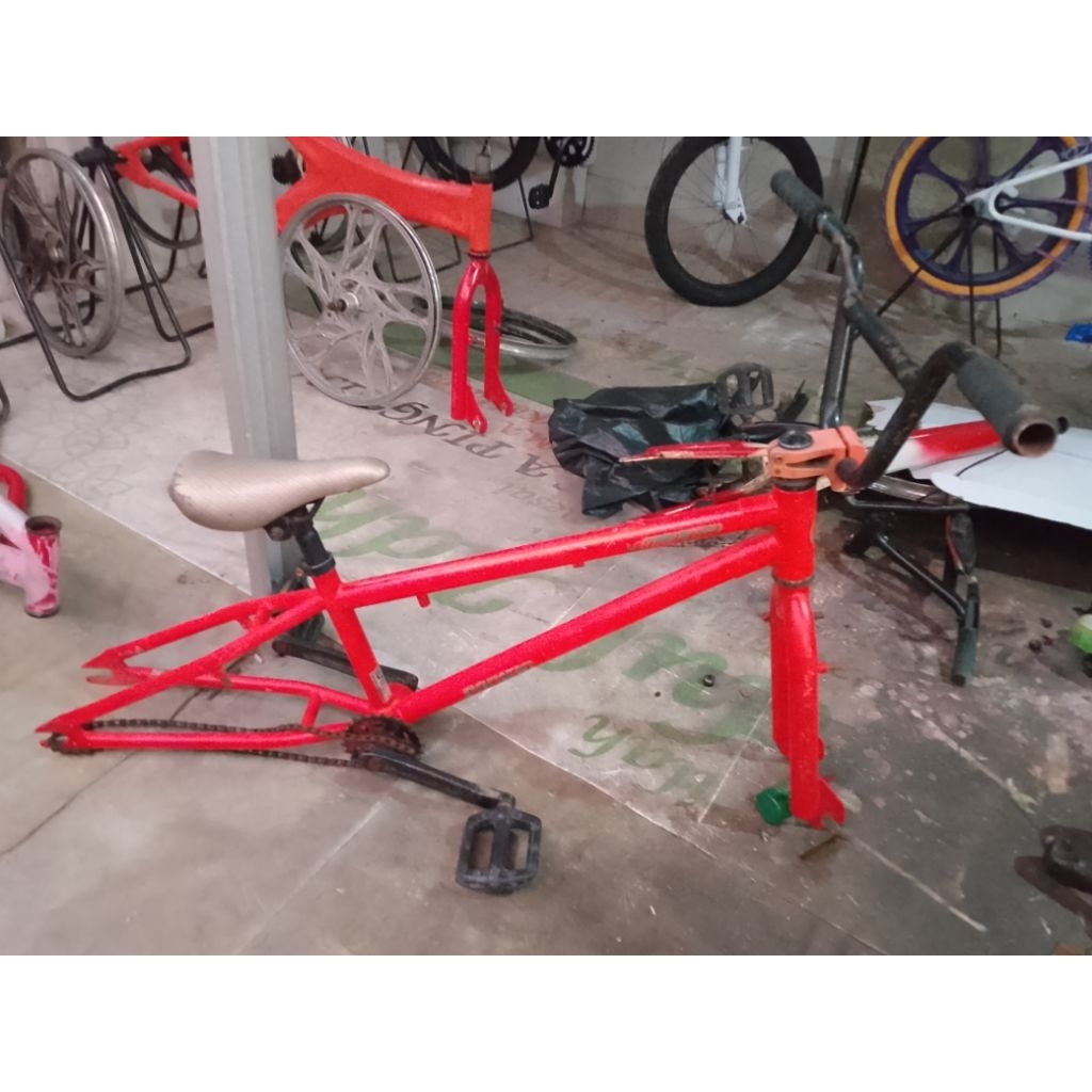 frame sepeda BMX ukuran 20