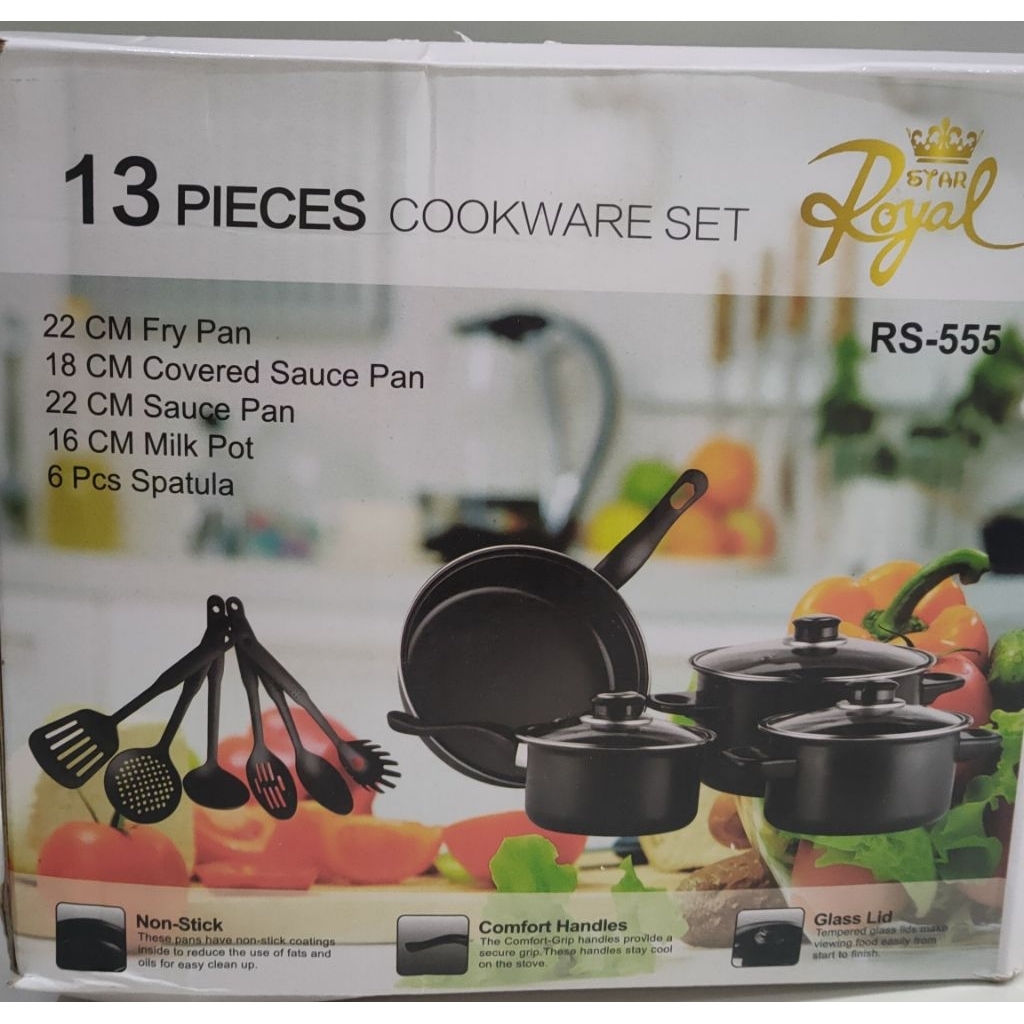 NEW.Star Royal Cookware Set