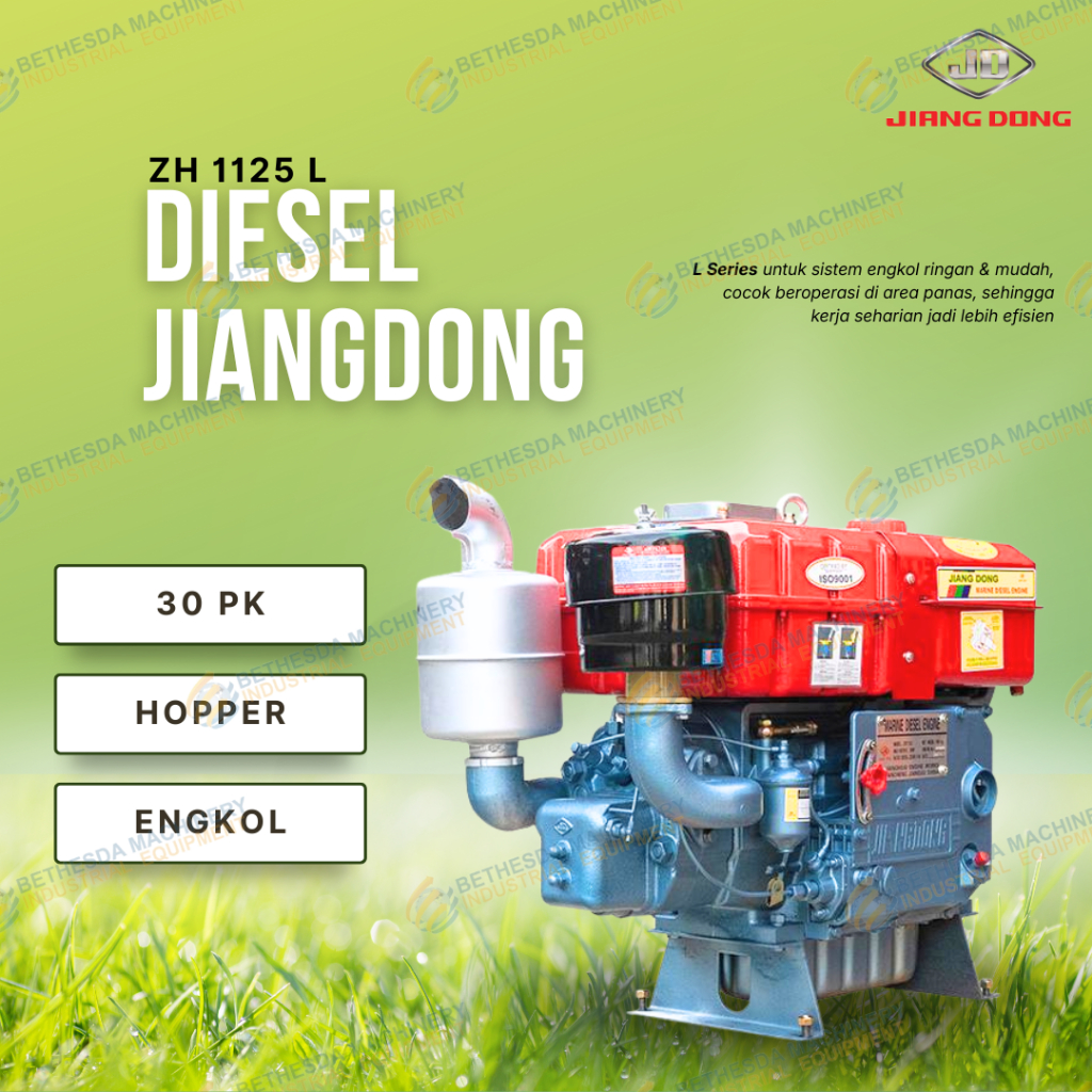 Diesel 30 Hp Mesin Jiangdong ZH 1125 L Series 30PK