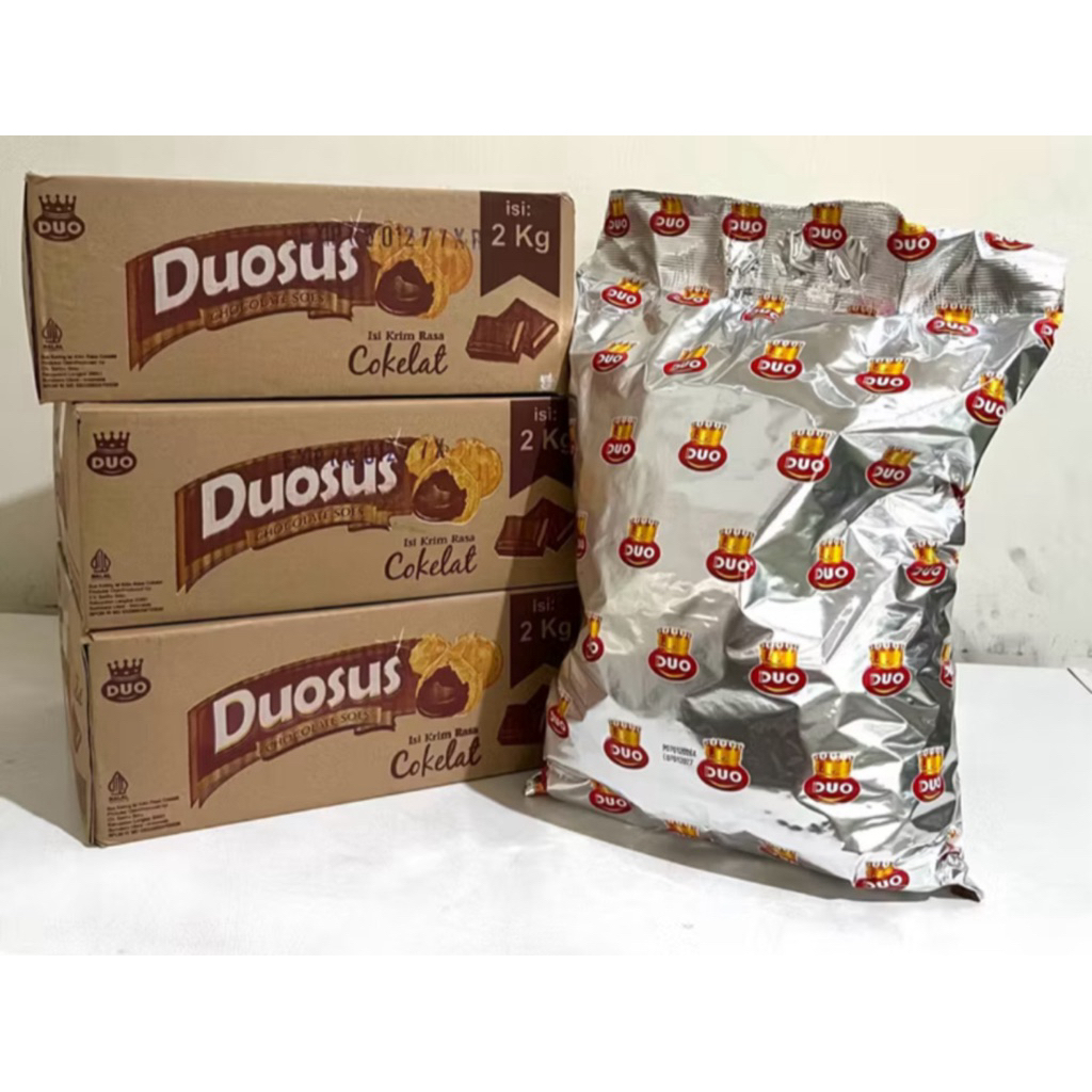 Kue Soes Kering Coklat Duosus 2kg Tanpa Pengawet