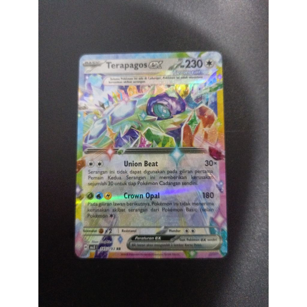 Pokémon Terapagos ex 145/193 RR MA3