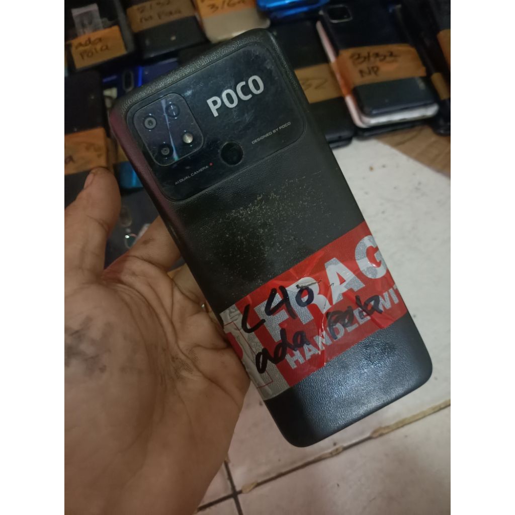 Mesin Poco C40 Hidup Normal Ada Pola Bonus Unit Sparepart (Baca Deskripsi)