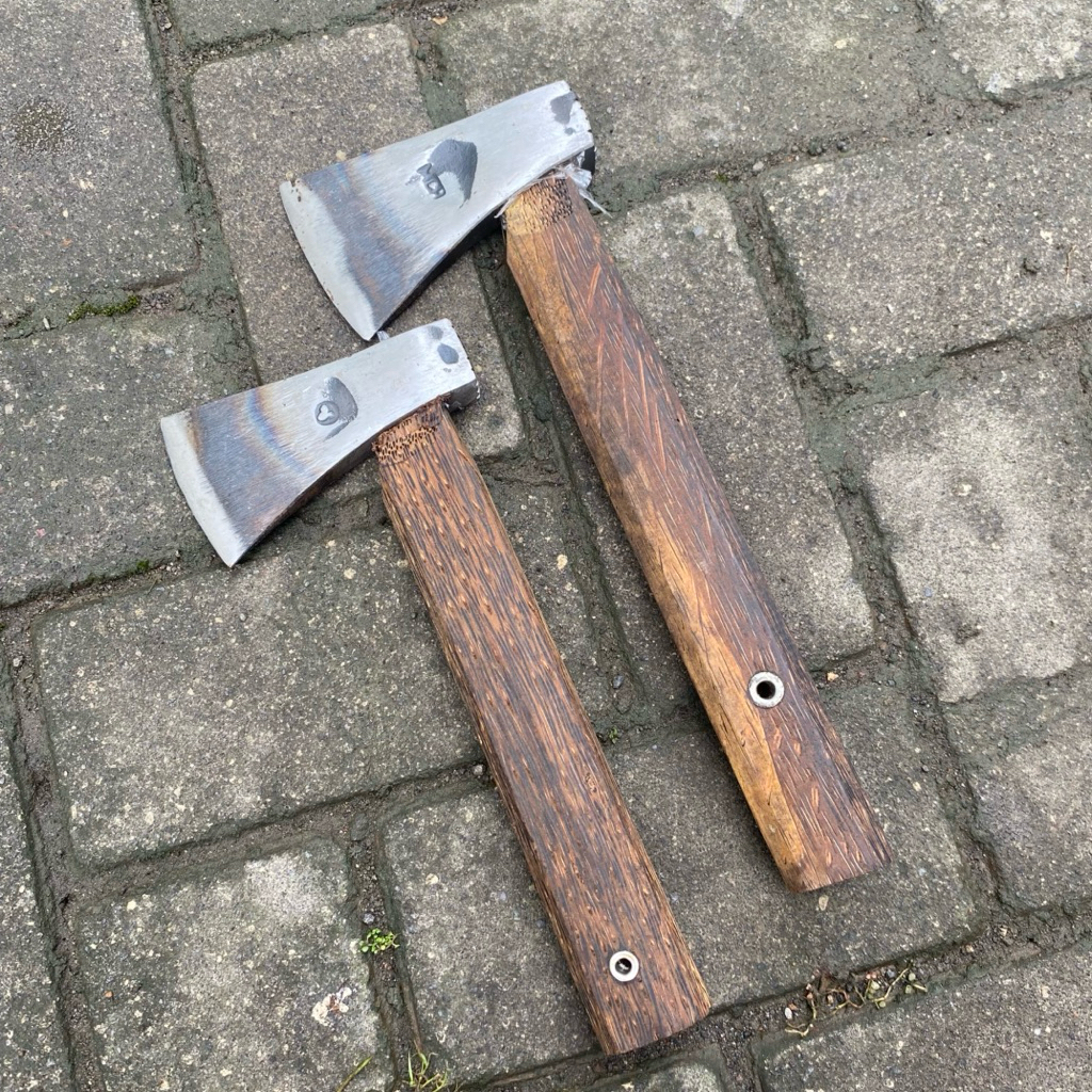 Kampak Kayu Ruyung Kampak Gagang kayu asli baja per fuso