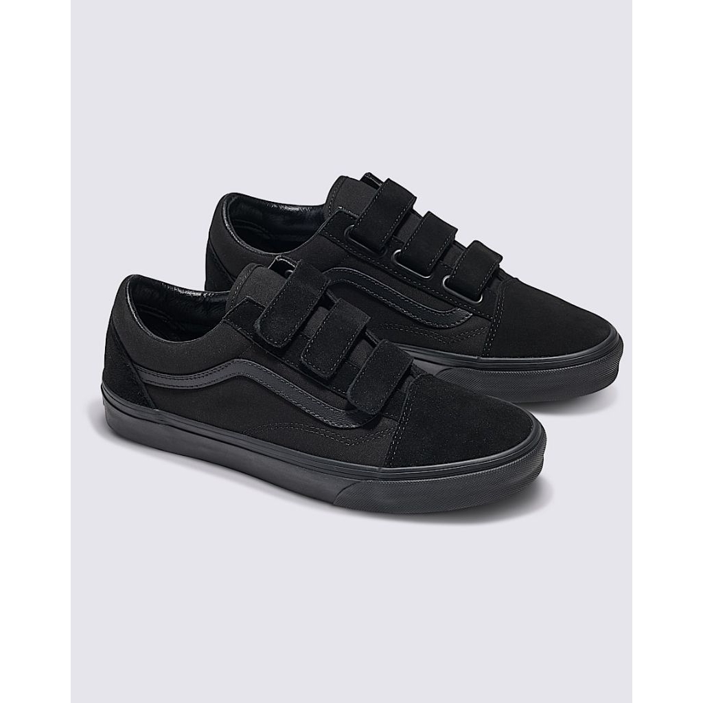 VANS OLD SKOOL VELCRO ALL BLACK BLACK ORIGINAL