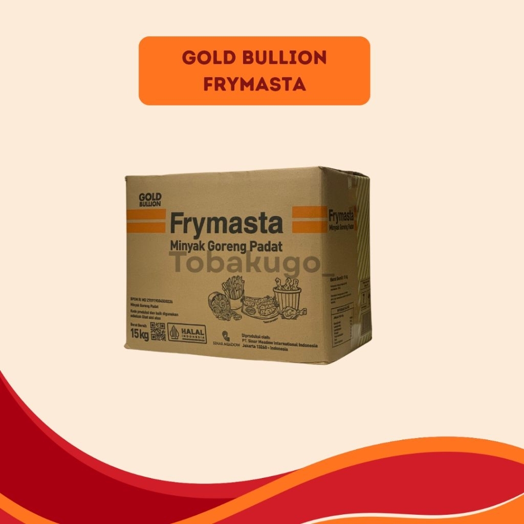 Gold Bullion Frymasta/Minyak Donat 15kg