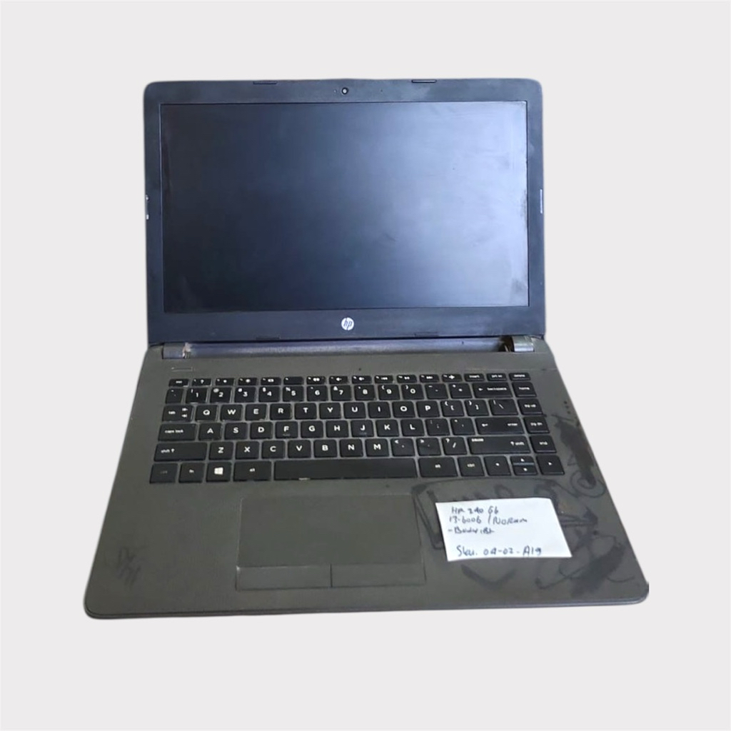 Laptop HP 240 G6 Core i3 6006U Tanpa Ram/HDD