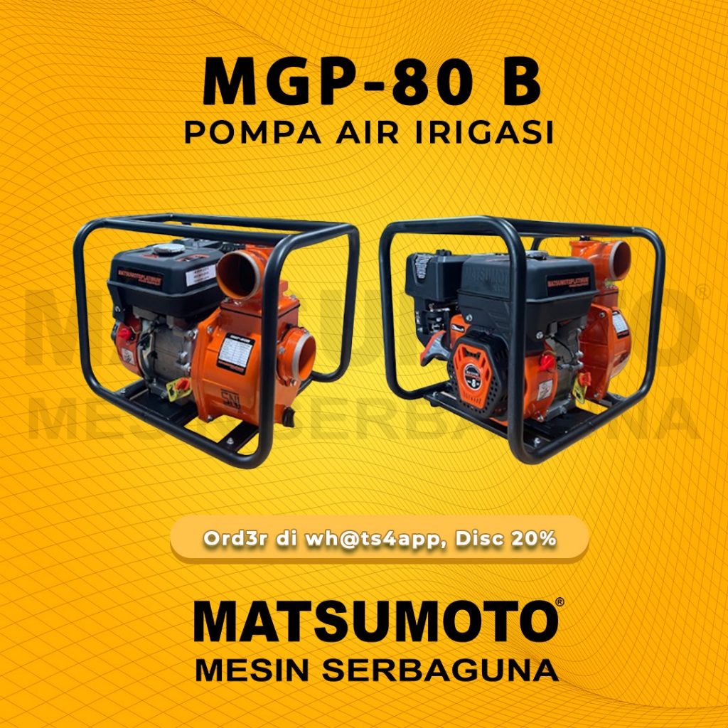 MATSUMOTO Pompa Air/ Pompa Alkon (MGP-80 B)