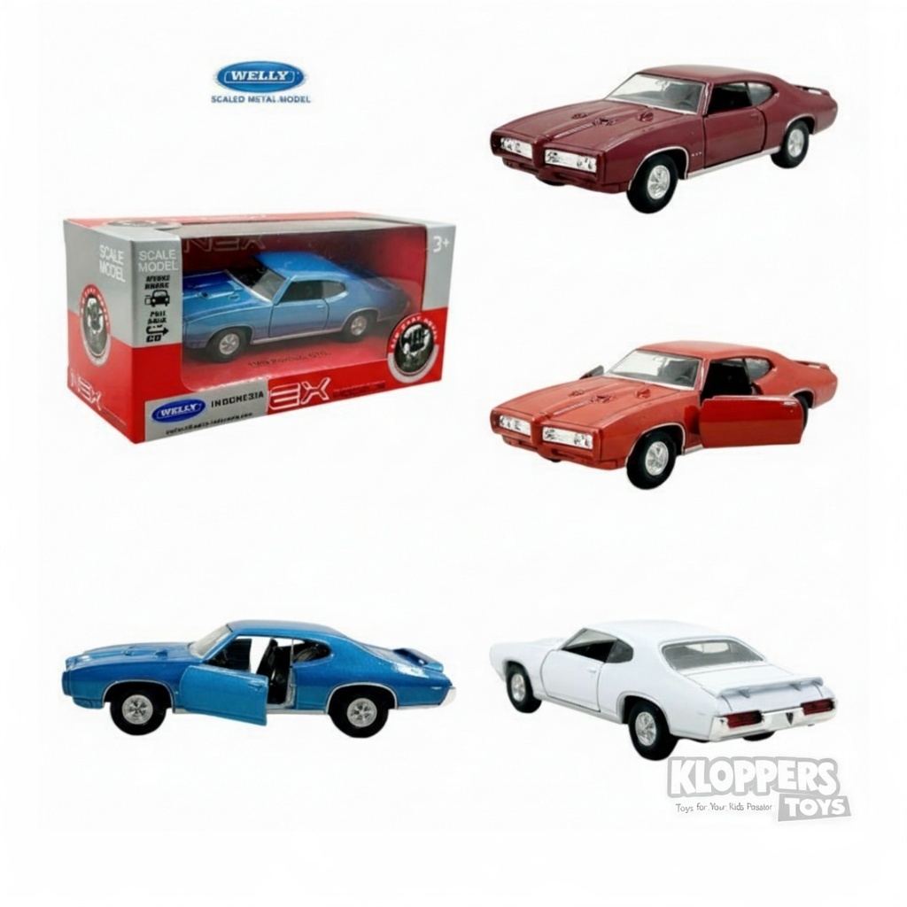 Welly 1969 Pontiac GTO - Mainan Mobilan