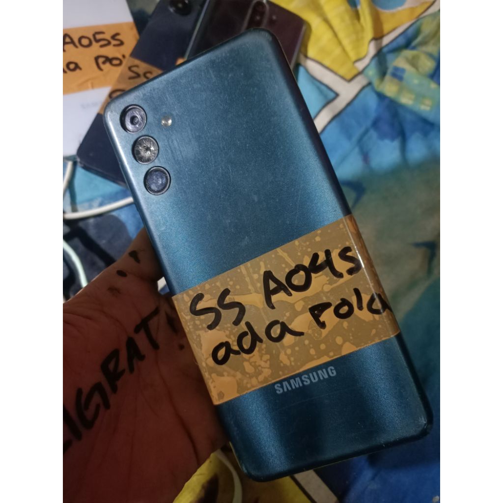 Mesin Samsung A04s Hidup Normal Ada Pola Bonus Unit Sparepart (Baca Deskripsi)