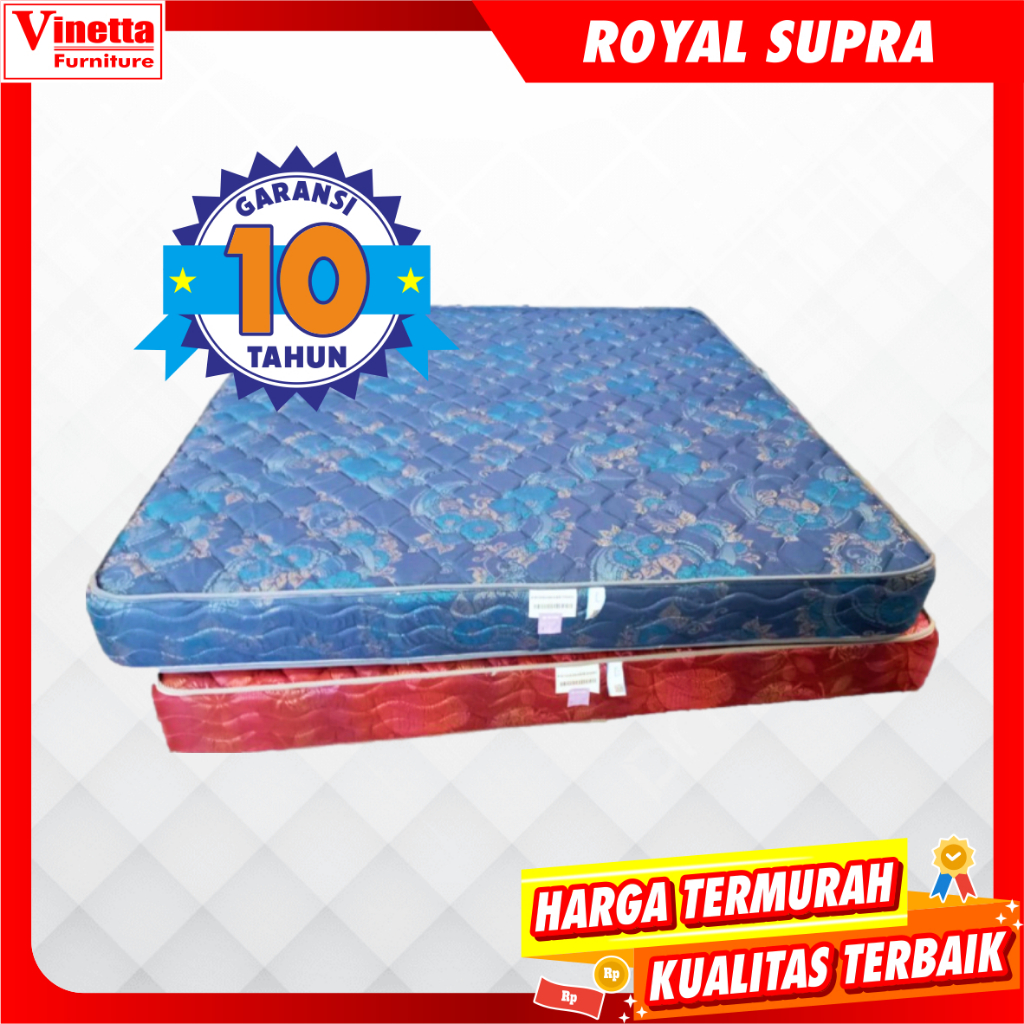 Kasur Busa Royal Foam SUPRA Tebal 20cm/30cm Garansi 10 Tahun