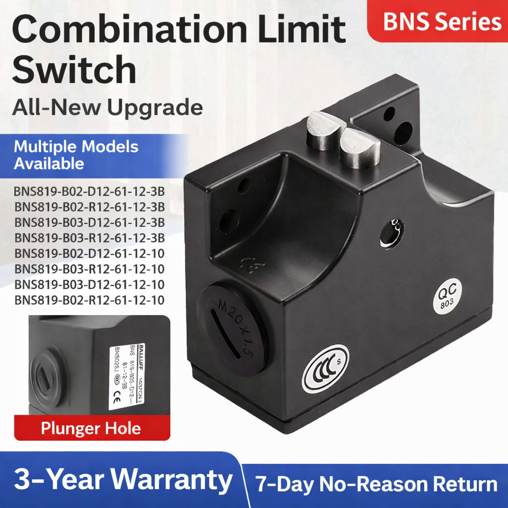 Limit Switch Kombinasi BNS Series BNS819 Industrial Heavy Duty  Combination Limit Switch CNC Mesin