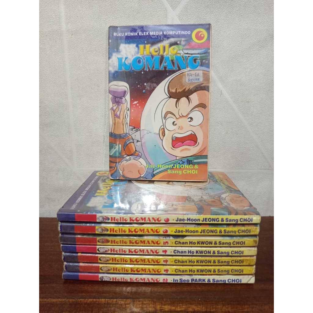 KOMIK HELLO KOMANG SERI 2,3,4,5,6 CABUTAN/ BEKAS