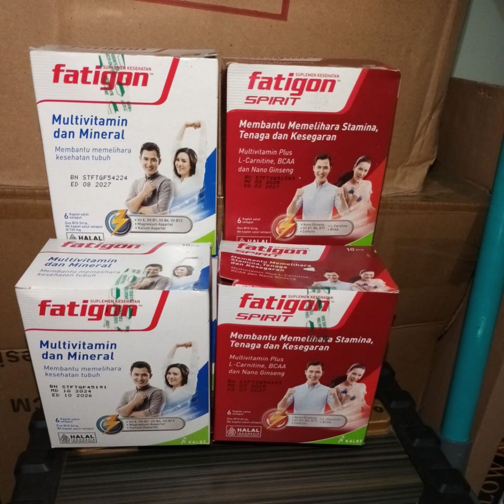 Fatigon multivitamin fatigon spirit fatigon kaplet