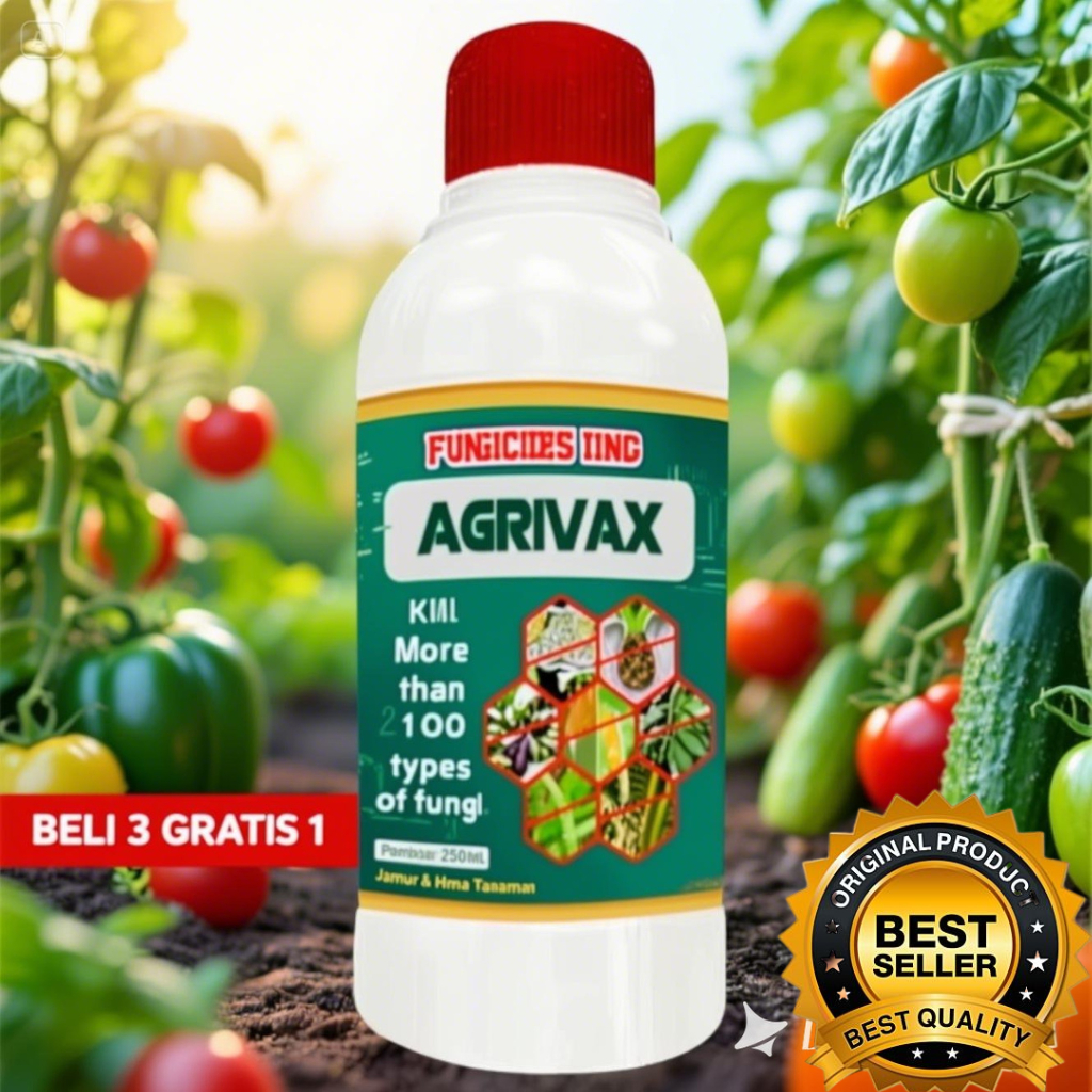 AGRIVAX FUNGISIDA KING 250 ML Beli 3 Gratis 1 - Pembasmi Jamur dan Hama Tanaman Paling Ampuh Origina