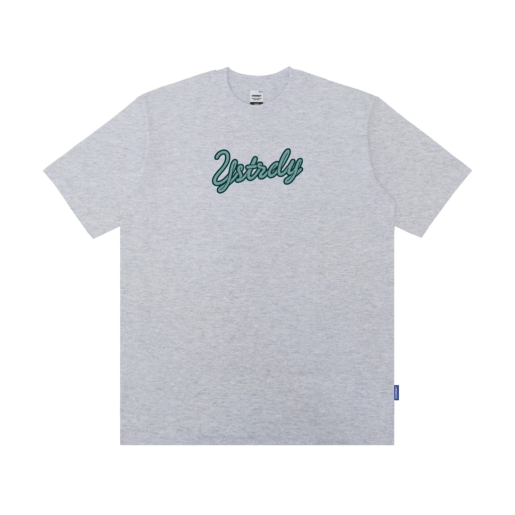 Yesterday – Baju Kaos Distro Pria Original T-Shirt Pria Cowok Keren Green Worm Abu Misty