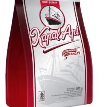 Kapal Api Kopi Hitam Tanpa Gula 350 Gram
