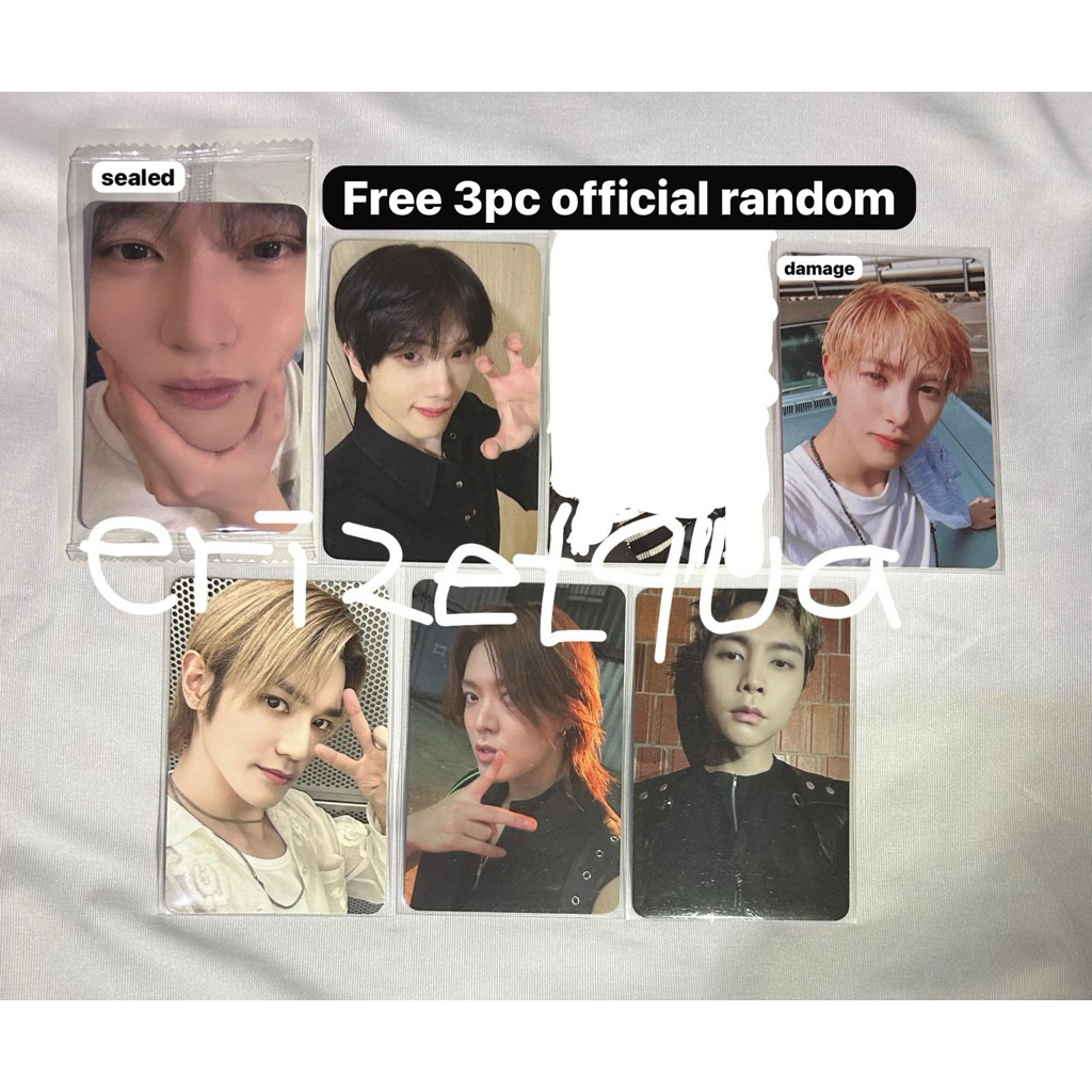 TAKE ALL PHOTOCARD OFFICIAL NCT DREAM 127 CHENLE ZOOM JISUNG MAUNG RENJUN KECEBUR TAEYONG YUTA JOHNN