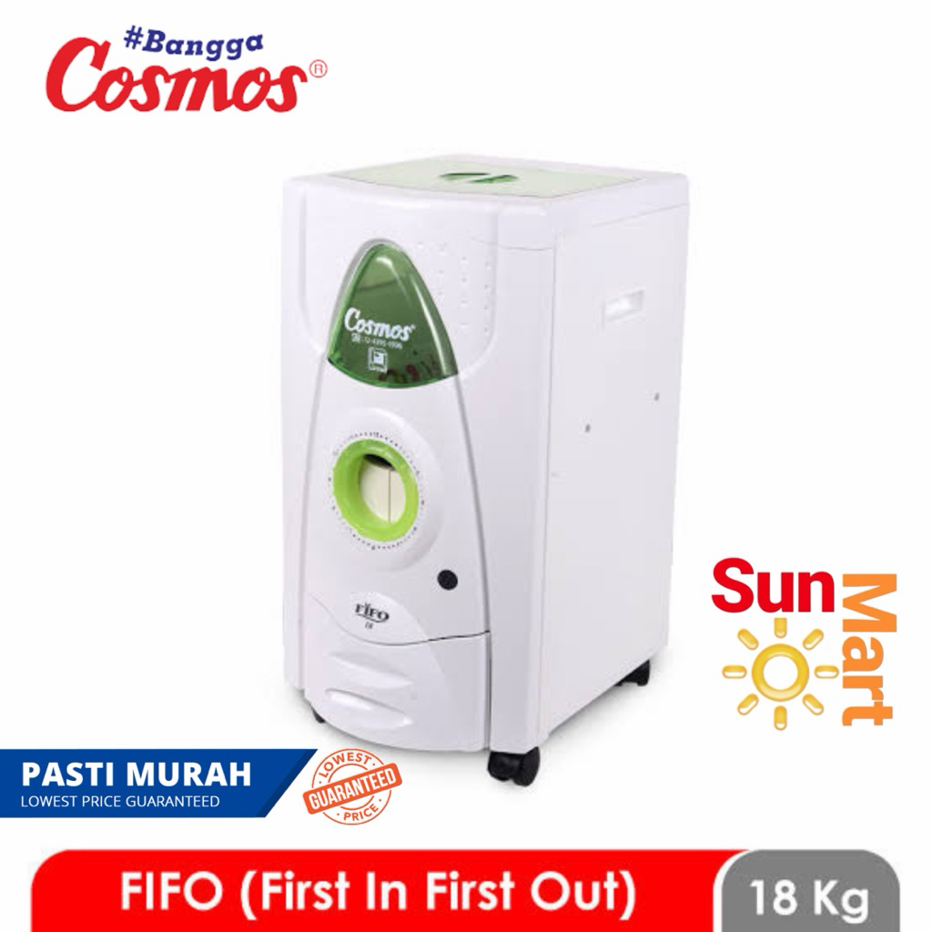 Rice Box Cosmos / Tempat Penyimpanan Beras 18 Kg Cosmos FIFO 18