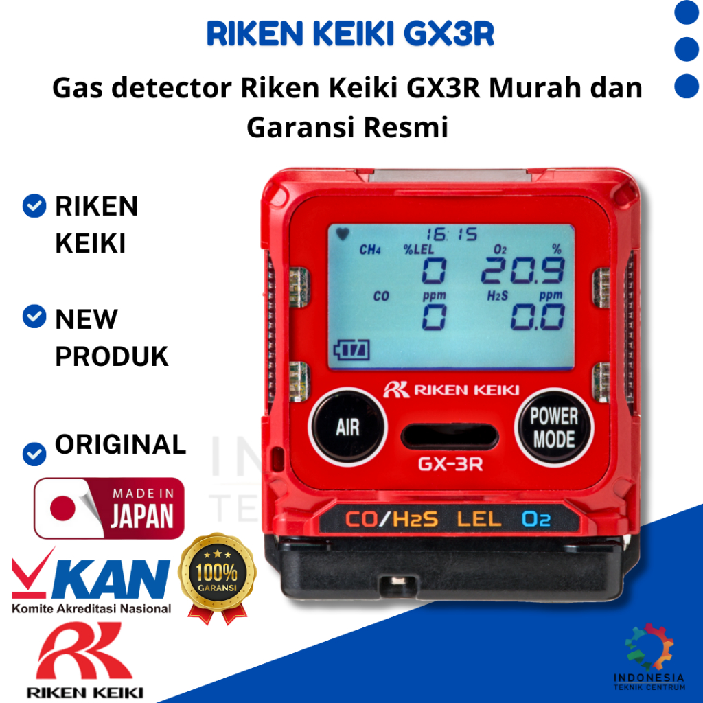Gas detector Riken Keiki GX3R