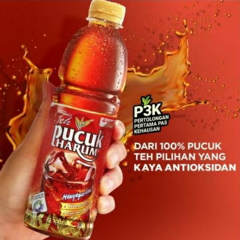 Teh Pucuk Harum Jumbo 1300 ml perkarton isi 6 Botol