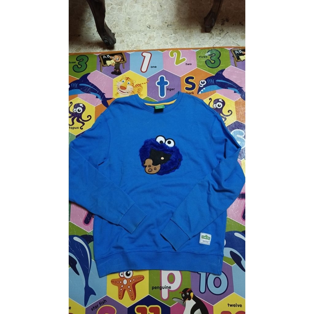 CREWNECK PANCOAT POP SESAME STREET X PANCOAT COOKIE MONSTER