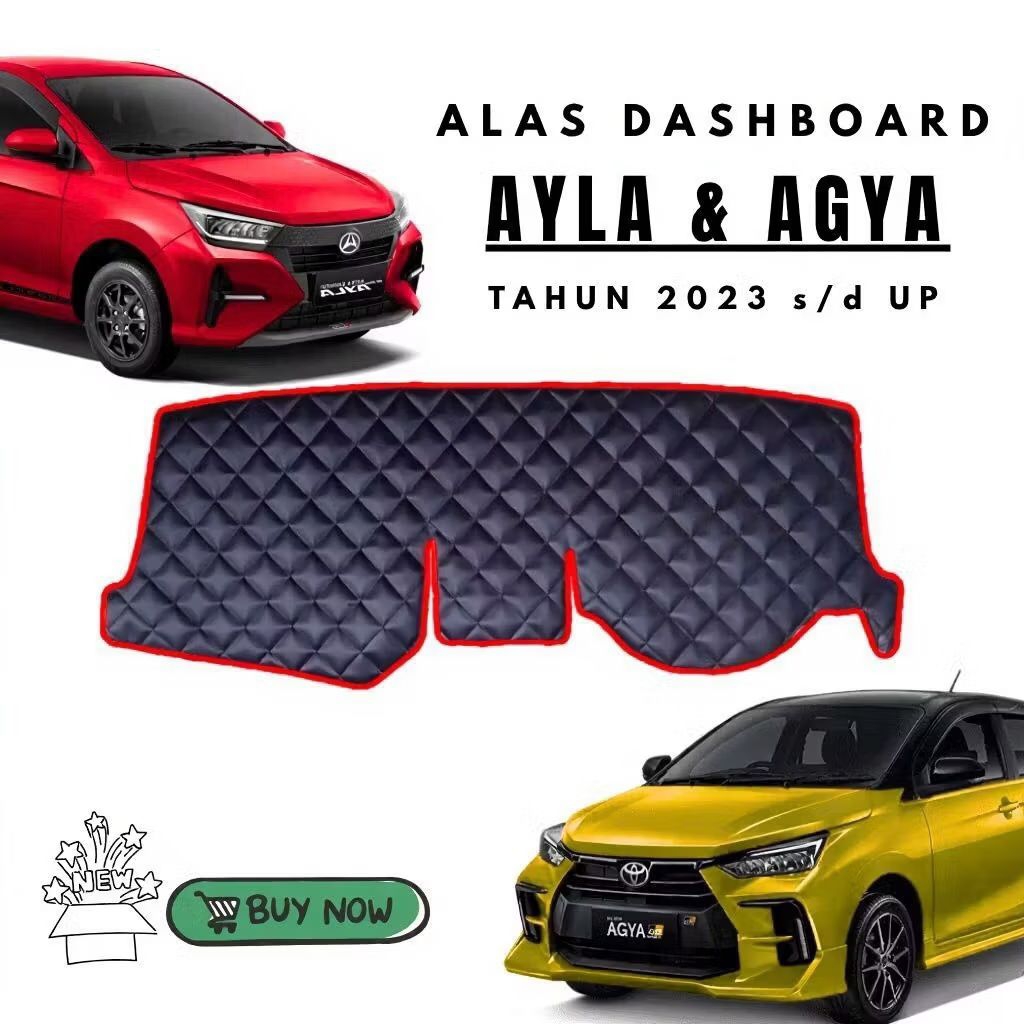Alas dasbord/pelindung dasbord mobil Alya&Agya 2023-2026 ready bahan berkualitas