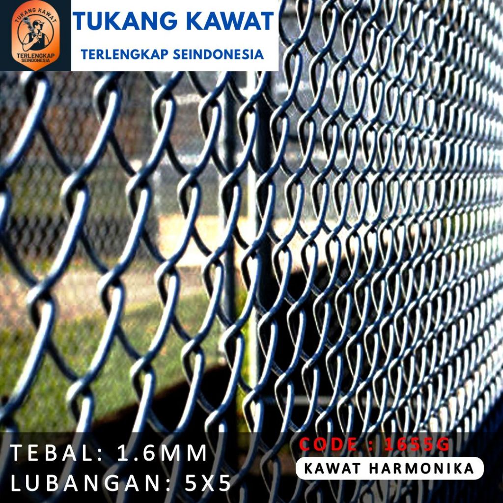 kawat harmonika galvanis tahan karat panjang 10 meter variasi ukuran