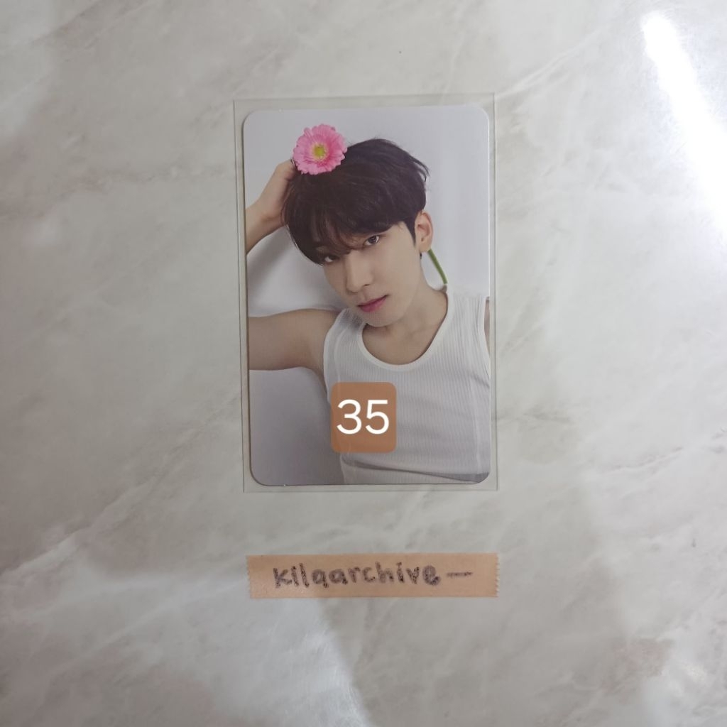 OFFICIAL PHOTOCARD POCA PC SEVENTEEN SVT SEBONG WONWOO WONU WW CROPTOP FOLLOW DEAR VERSION RPC BUNGA