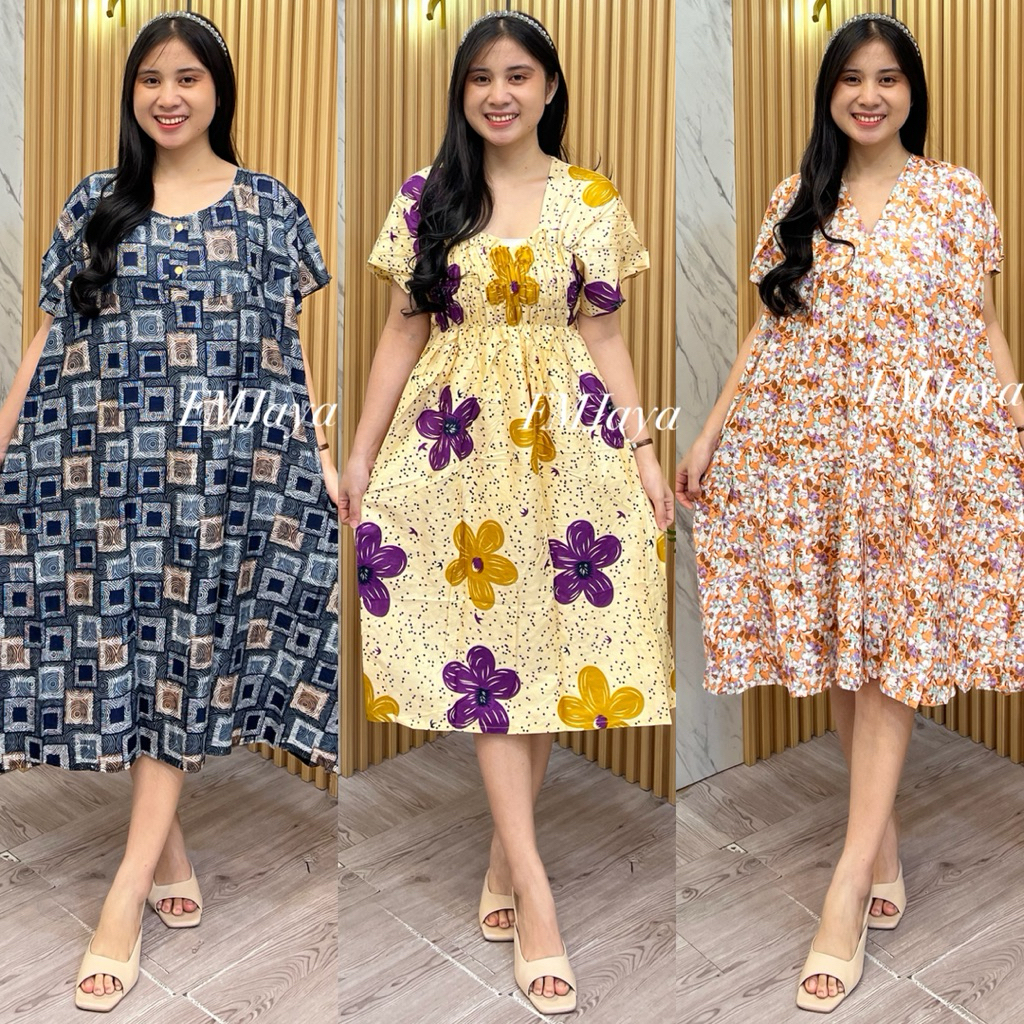 DASTER RAYON WANITA 1100-20 (C) 1100-21 (A) 1100-16 (D) 1100-13 (F) || DASTER WANITA FASHION TERBARU