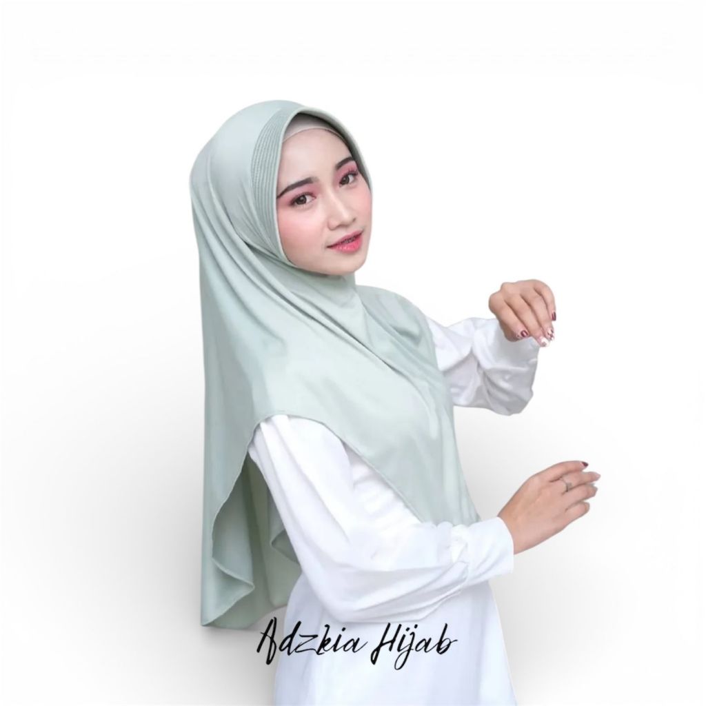 Bergo Hamidah Size M Berlian Hijab - Jilbab Instan Syari by Adzkia Hijab