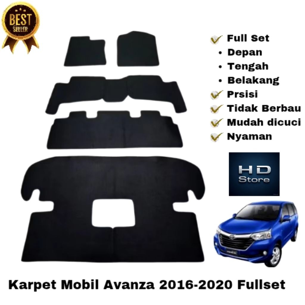 KARPET MOBIL AVANZA 2016-2020 FULSET