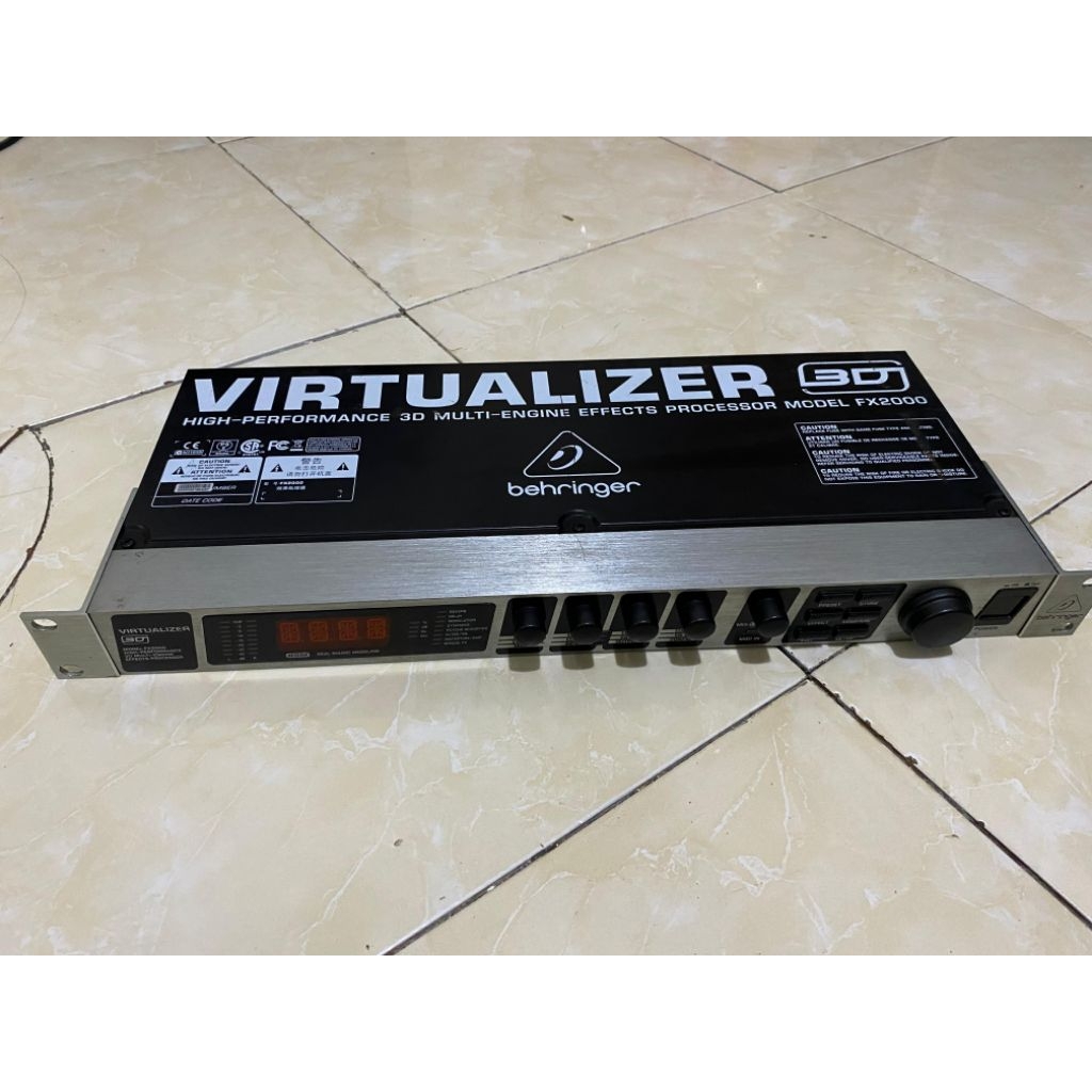 Efek vokal Behrenger virtualizer 3D fx2000  mulus . bekas normal