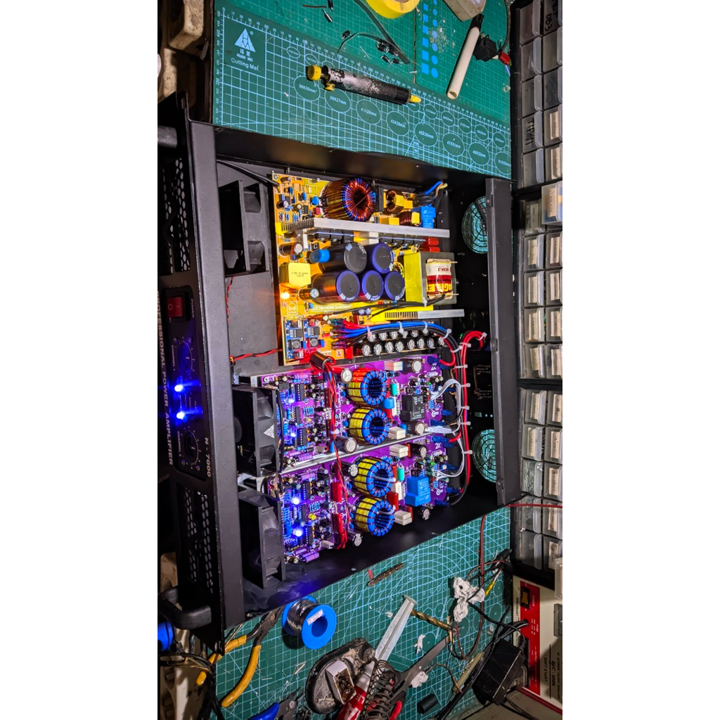 POWER AMLIFIER CLASS D 130VDC SMPS 7k PFC