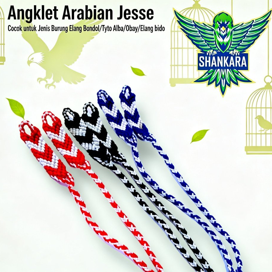 SET Angklet arabian jesse elang Bondol/tyto Alba/Obay/elang bido
