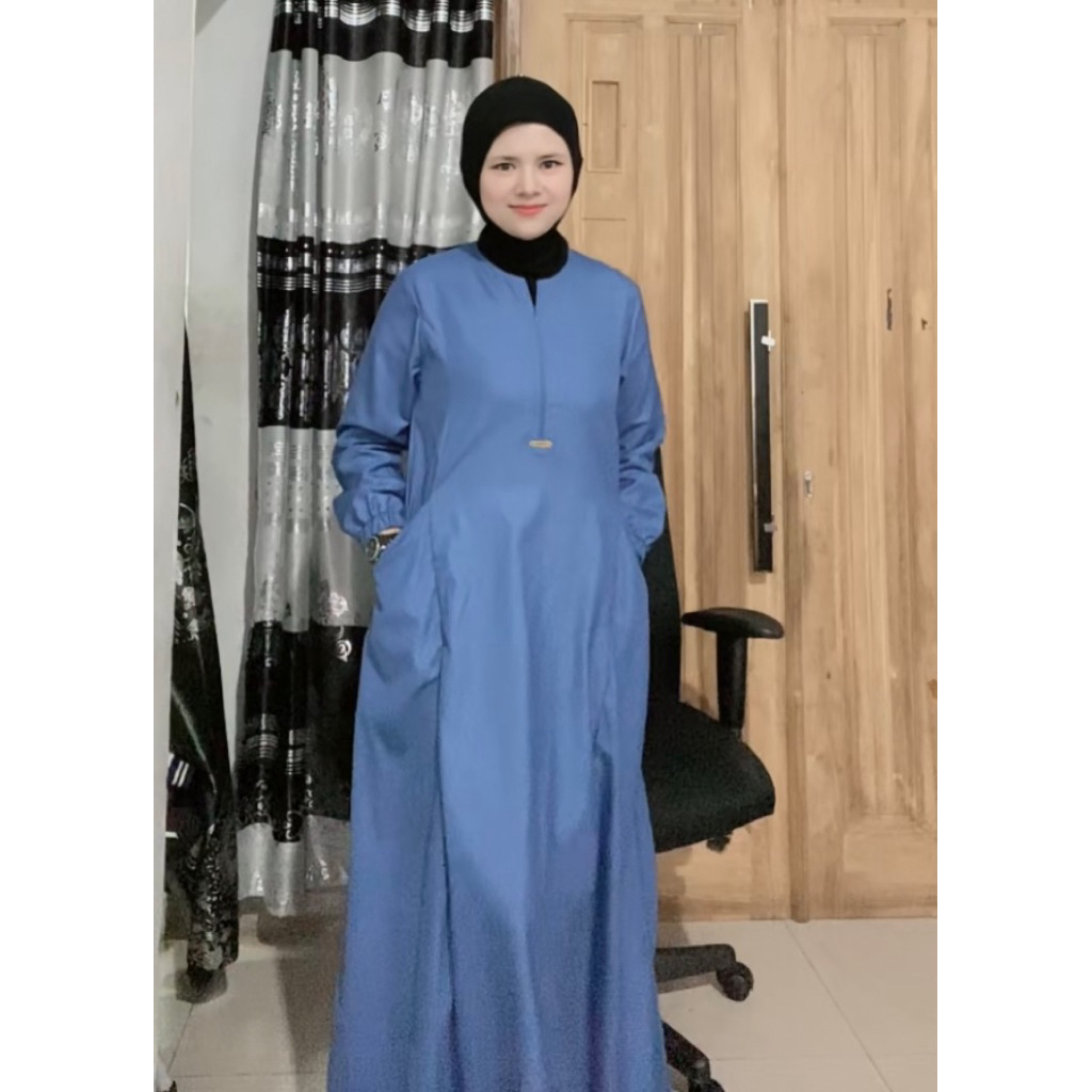 GAMIS DRESS BAHAN KATUN TOYOBO FODU