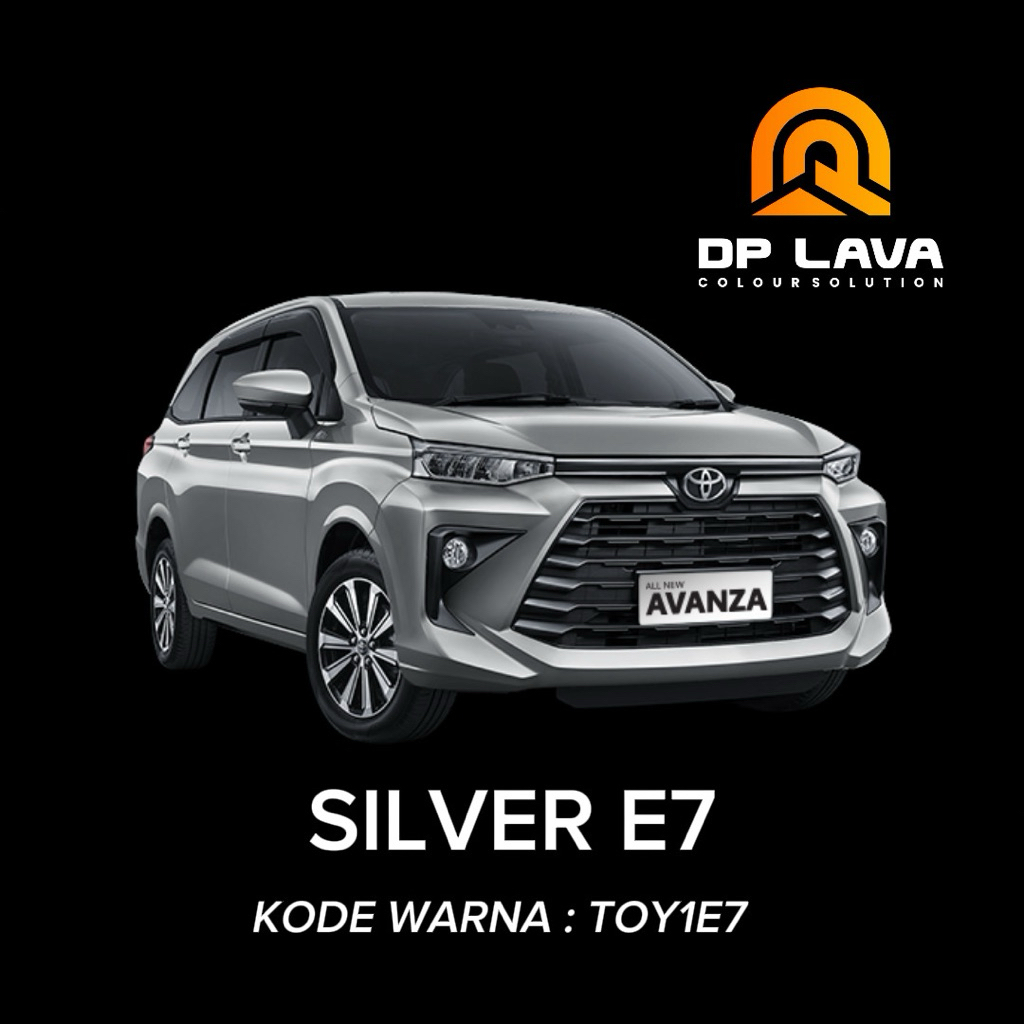 Silver E7 (cat pabrikan toyota) toyota avanza