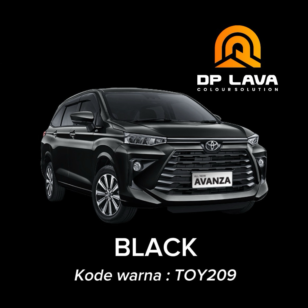 Black 209 (cat pabrikan toyota) toyota avanza