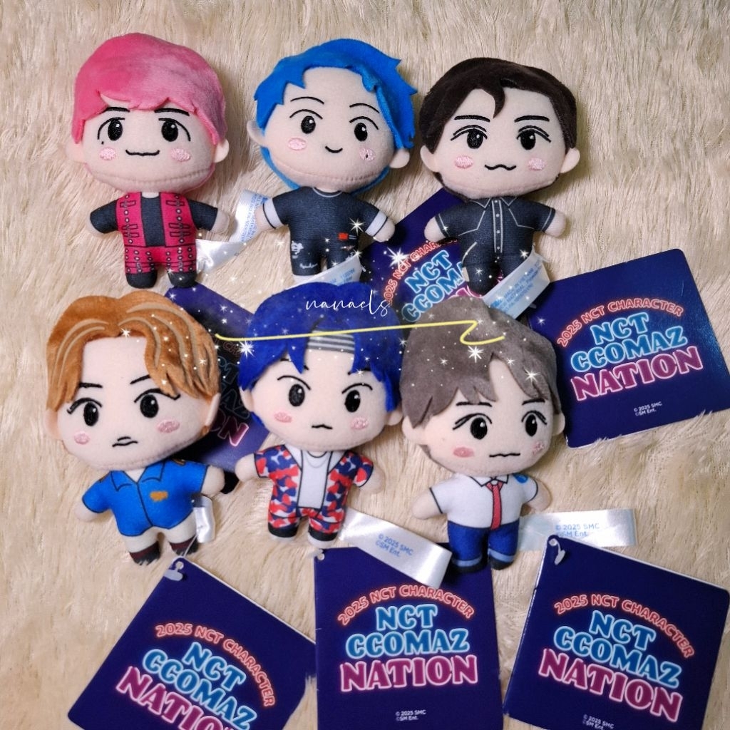 [READY STOCK] MASCOT NCT CCOMAZ NATION JENO MARK JOHNNY WINWIN DOYOUNG JAEHEE
