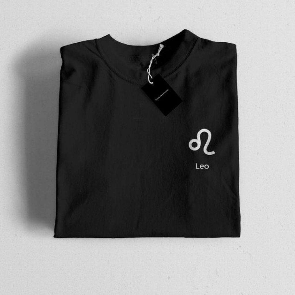 KAOS TSHIRT LOGO ZODIAK LEO//TSHIRT NEW